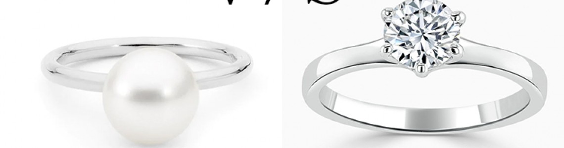 Choosing Your Perfect Ring: Pearls vs. Diamonds Choosing Your Perfect Ring: Pearls vs. Diamonds