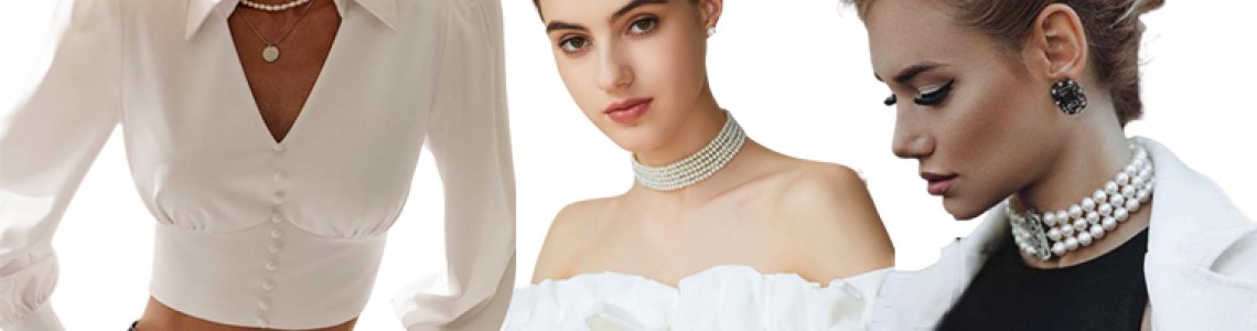 Pearl Choker Necklace: The Return of '90s Style