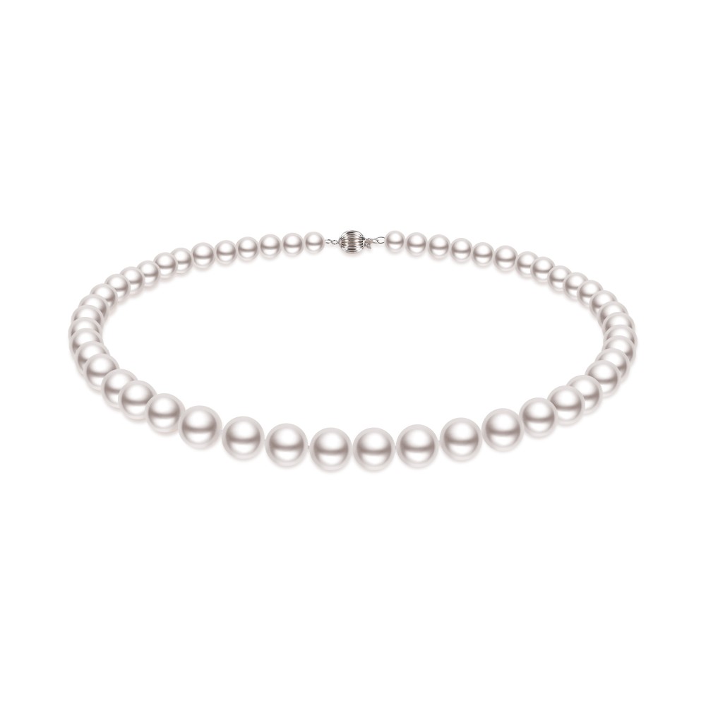 8.0-8.5mm White Freshwater Pearl Necklace - AAA Quality