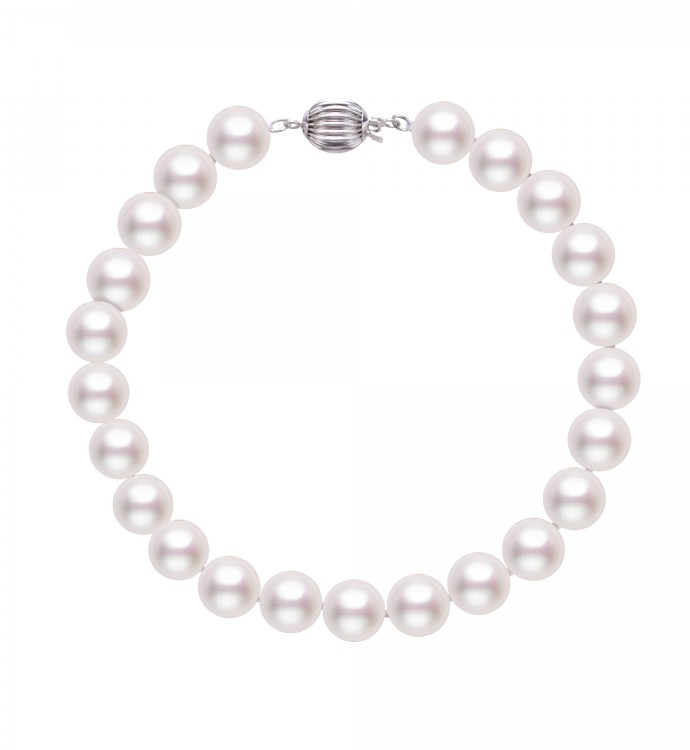 6.5-7.0mm White Freshwater Pearl Bracelet - AAAA Quality