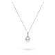 9.0-9.5mm Akoya & Diamond Dew Pendant in 18K Gold - AAAA Quality