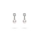 9.0-9.5mm Akoya Pearl Gabriel Earrings in 18K Gold - AAAA Quality