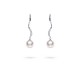 9.0-9.5mm Akoya Pearl & Diamond Suzanna Earrings in 18K Gold - AAAA Quality