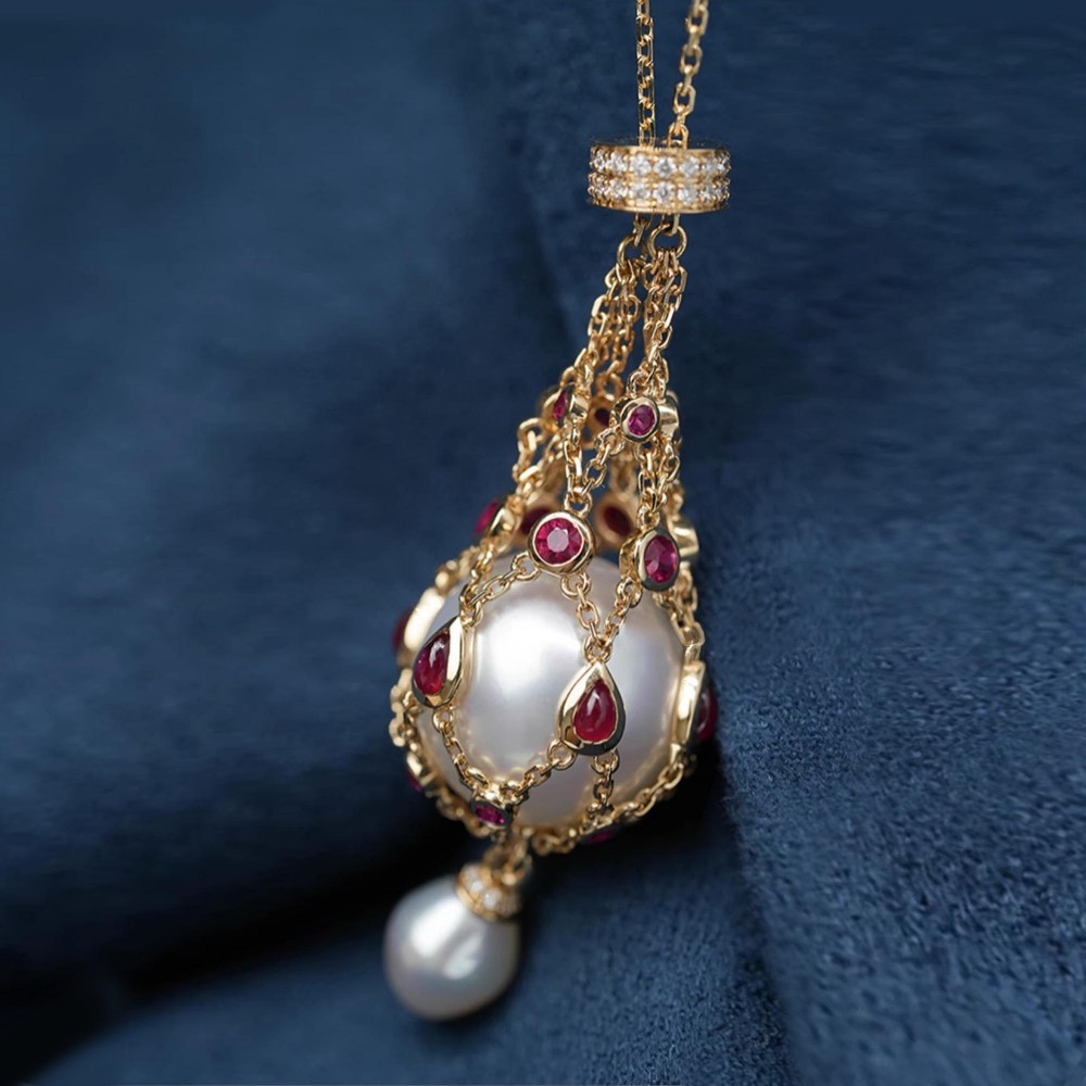 14.0-15.0mm Freshwater Pearl Lavalier Pendant