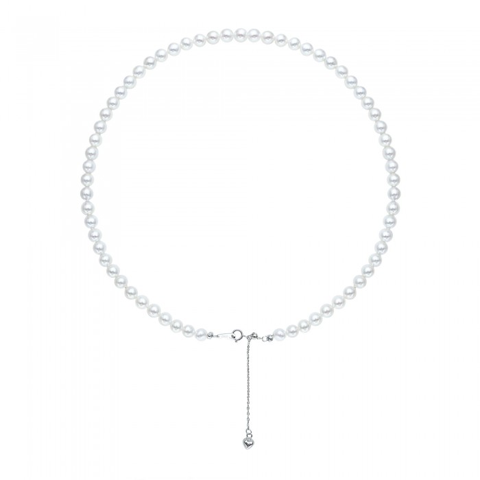 5.5-6.0mm White Freshwater Pearl Necklace - AAAA Quality