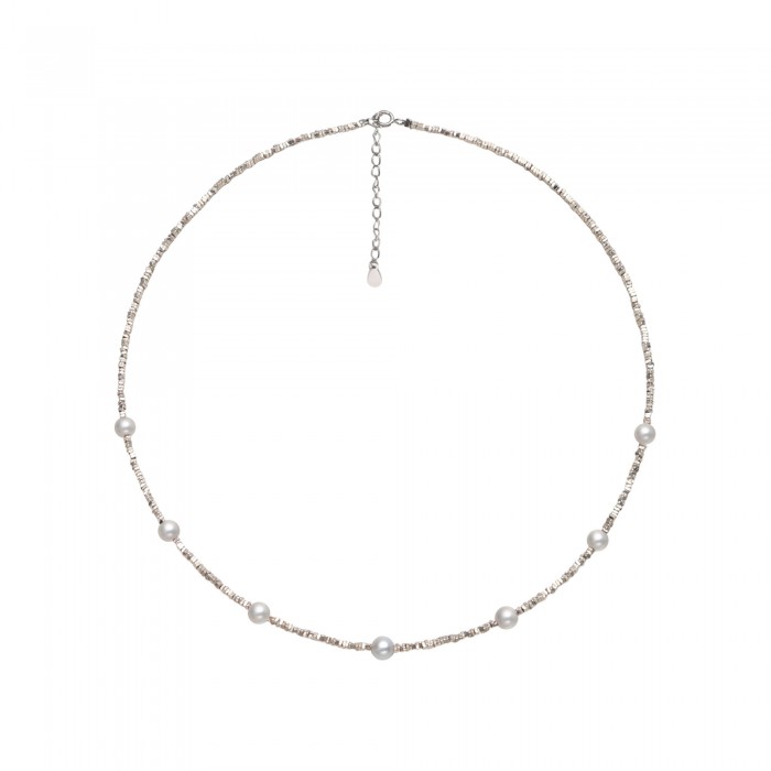 6.0-6.5mm Blue-grey Akoya Pearl Mintama Bracelet - AAAA Quality