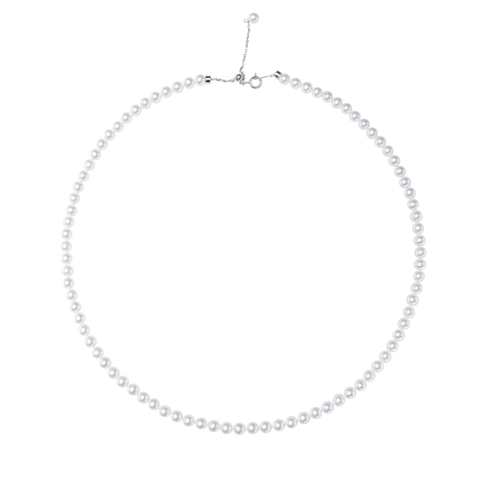 3.5-4.0mm White Freshwater Pearl Necklace - AAAA Quality