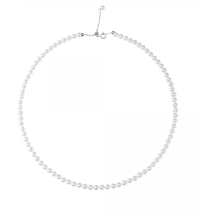 3.5-4.0mm White Freshwater Pearl Necklace - AAAA Quality