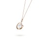 14.0-15.0mm Mabe & Diamond Infinity Love Pendant in 18K Gold - AAAAA Quality