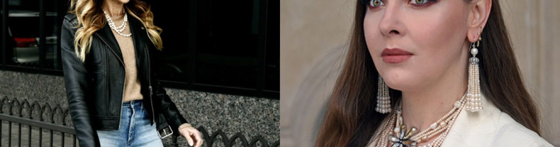 Styling the Unexpected: Mixing Pearls with Punk, Goth, Grunge, Leather, Denim