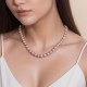9.0-10.0mm Lavender Freshwater Pearl Necklace - AAA Quality