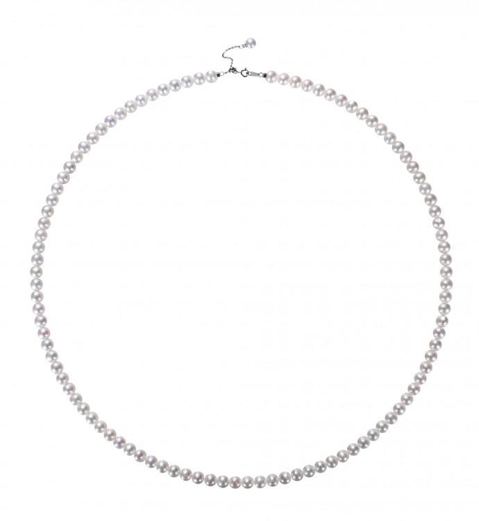 Pearl Necklaces丨Akoya, Tahitian, Freshwater丨White Victoria