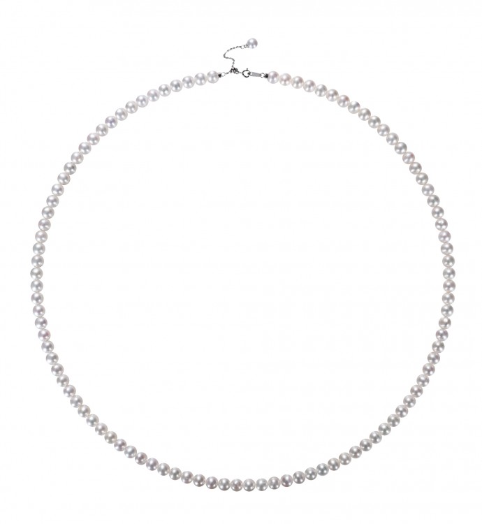 4.0-5.0mm White Freshwater Pearl Necklace - AAAA Quality