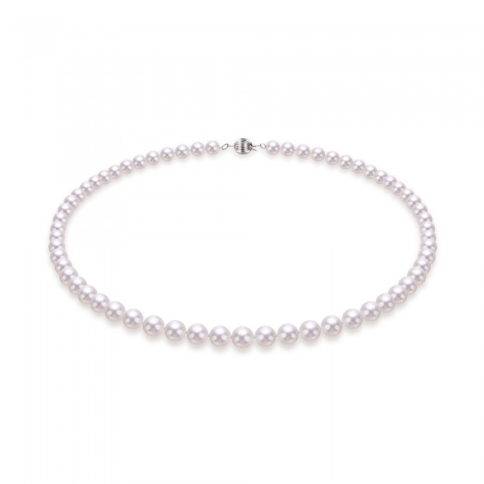 6.5-7.0mm White Freshwater Pearl Necklace - AAAA Quality