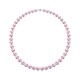 9.0-10.0mm Lavender Freshwater Pearl Necklace - AAA Quality