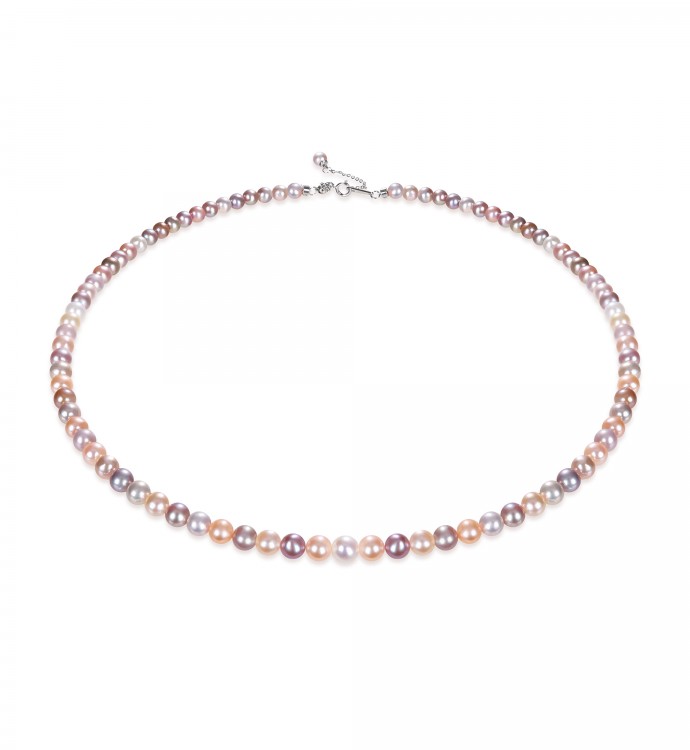 4.5-5.0mm Multicolor Freshwater Pearl Necklace - AAA Quality