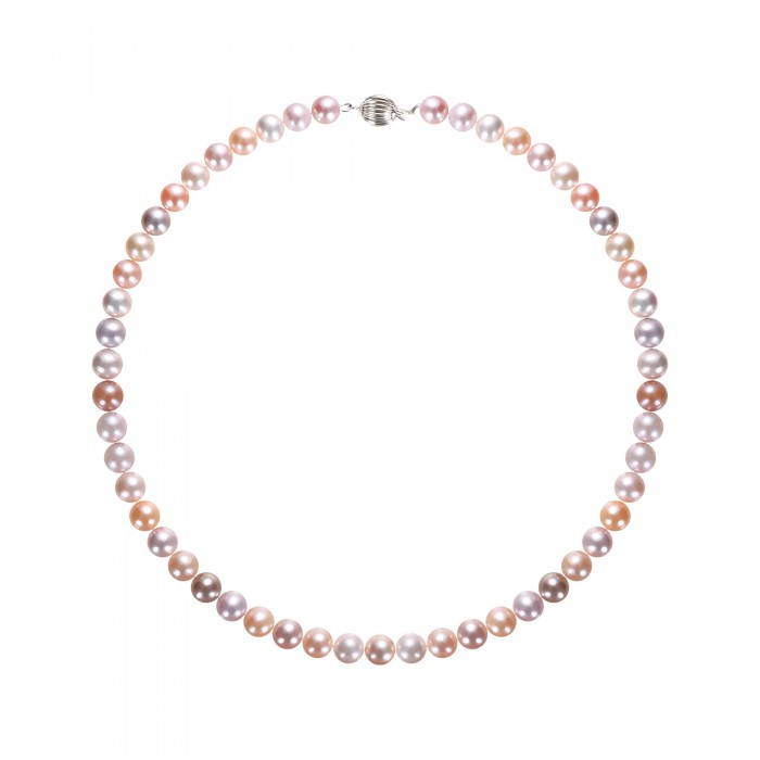 8.0-8.5mm Multicolor Freshwater Pearl Necklace - AAA Quality