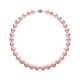 12.0-15.0mm Peach Freshwater Pearl Necklace - AAAA Quality