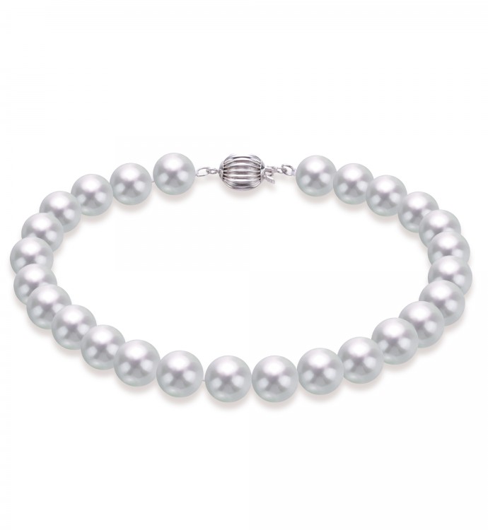 6.0-6.5mm White Freshwater Pearl Bracelet - AAAA Quality