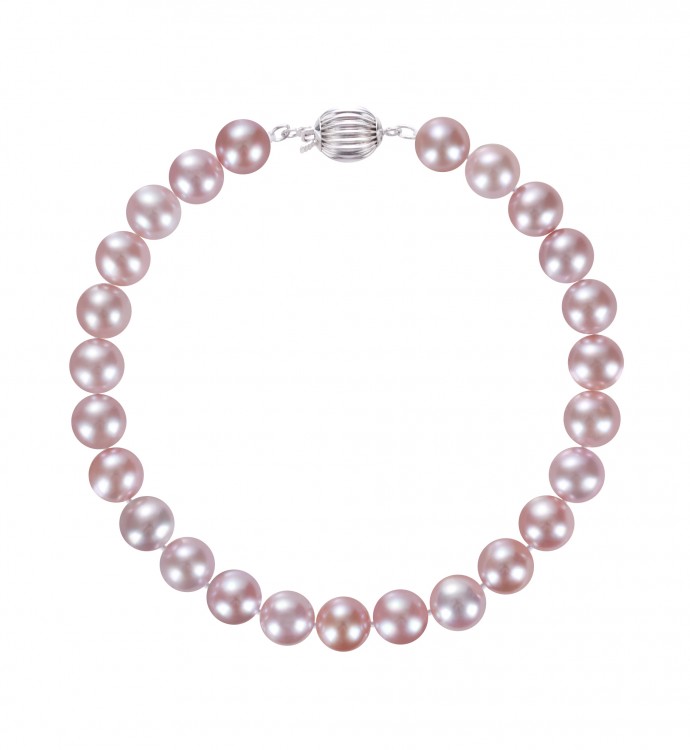 6.0-6.5mm Lavender Freshwater Pearl Bracelet - AAAA Quality