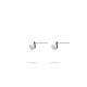 5.0-5.5mm White Freshwater Pearl & Diamond Balance Pave Earrings in Sterling Silver - AAAA Quality