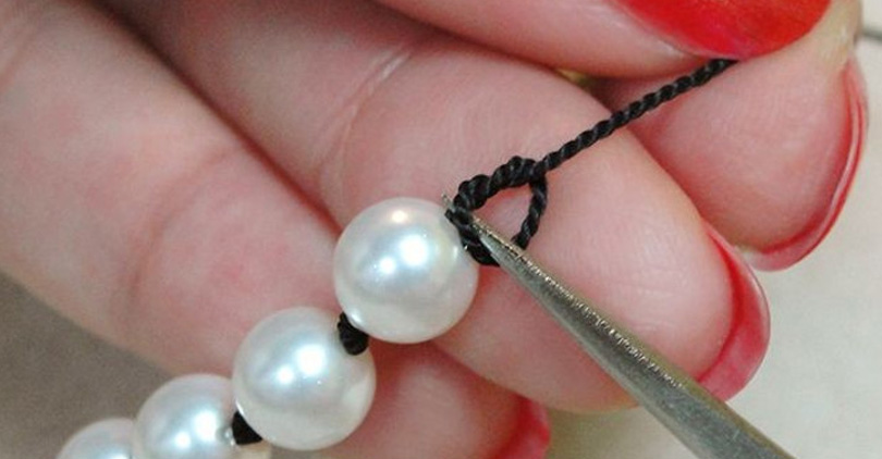 how to restring pearls