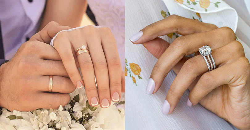 wedding rings vs engagement rings