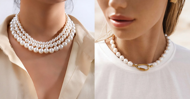 what does a pearl necklace mean